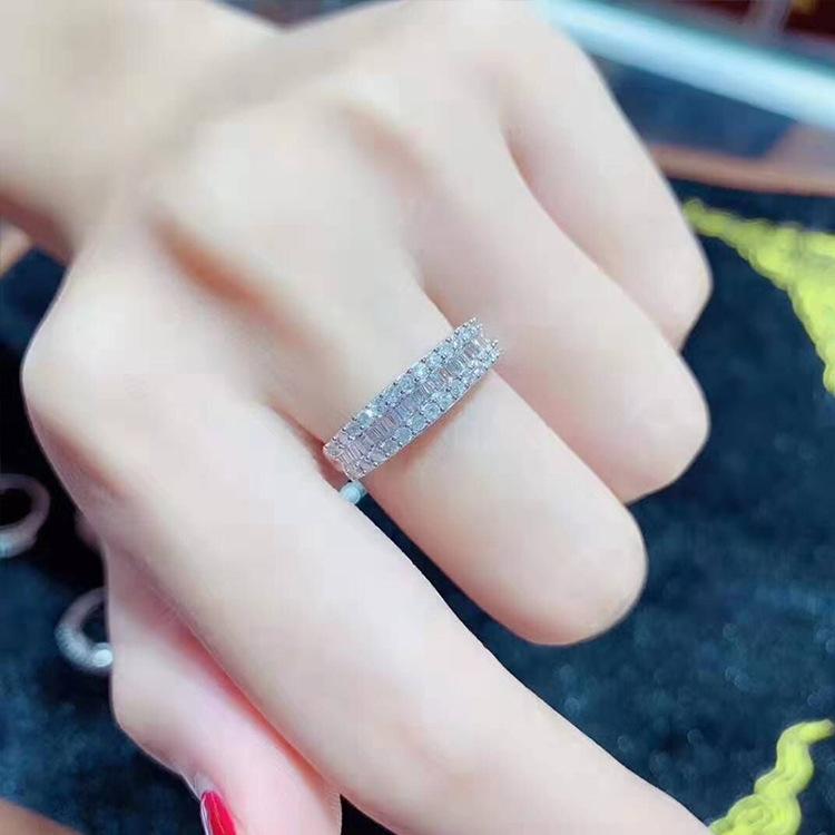 14K Белое Золото Цвет Бижутерия Богема Кольцо на Палец Anillos De Bizuteria Свадебное Мероприятие Вечеринка Мероприятие Женщины Свадебное Мероприятие Цвет