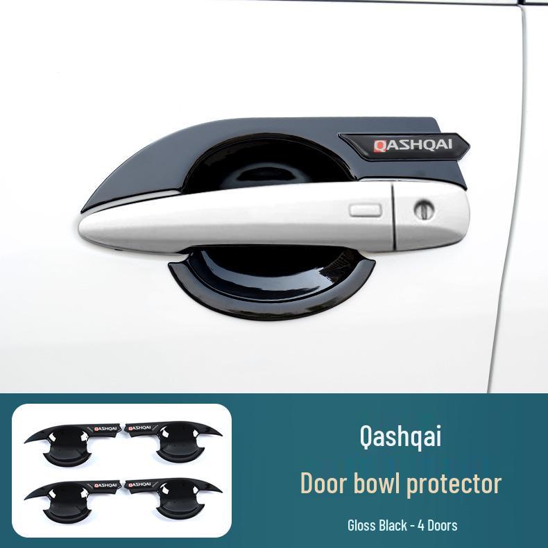 Наклейки на накладки ручек дверей Qashqai - Защита от царапин и Декоративные Аксессуары