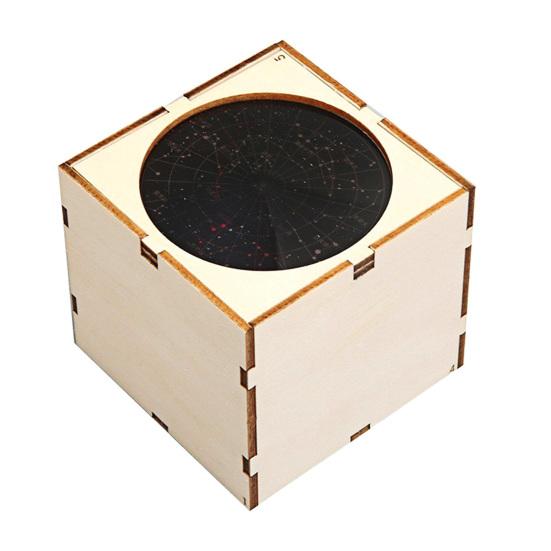 DIY Solar Artificial Satellite Model Kit Educational Handmade Wooden Puzzle Moon Rover