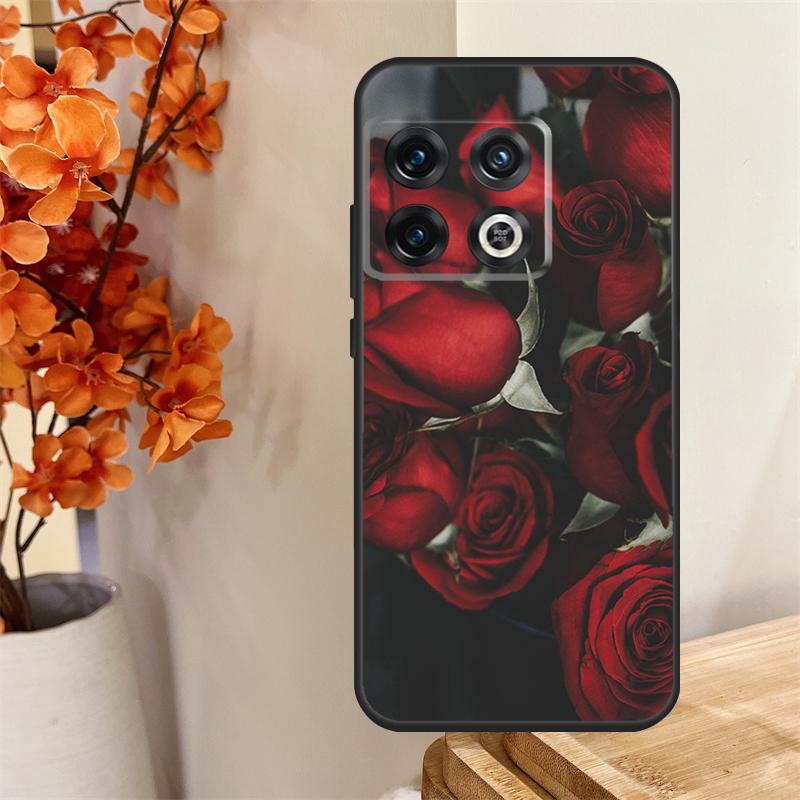 Красная Роза Цветок Чехол Для OnePlus 13R 13 12 12R 11 10 Pro 8T 10T OnePlus Nord 4 CE 2 3 Lite N30 N20 N10 Чехол