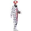 Gruesome Bloodied Clown Costume Stylish Polyester Blend For Themed Parties