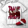 Daaamn Friday Shirt Match Foamposite Pro Gym Red, Unisex Shirt Match Sneaker