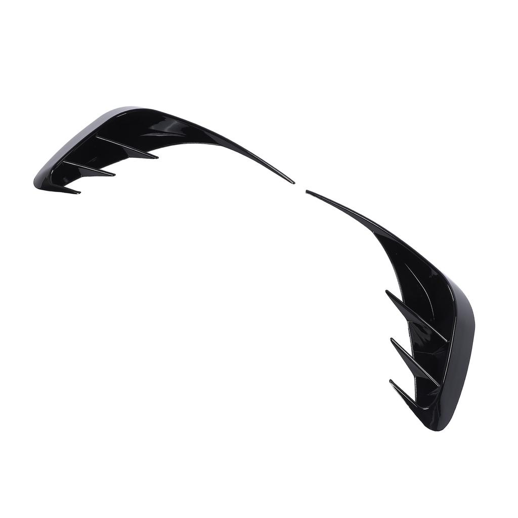 Пара спойлеров на боковые вентиляционные отверстия заднего бампера, глянцево-черные, спортивный вид, аэродинамические для универсала 3 серии G21 M