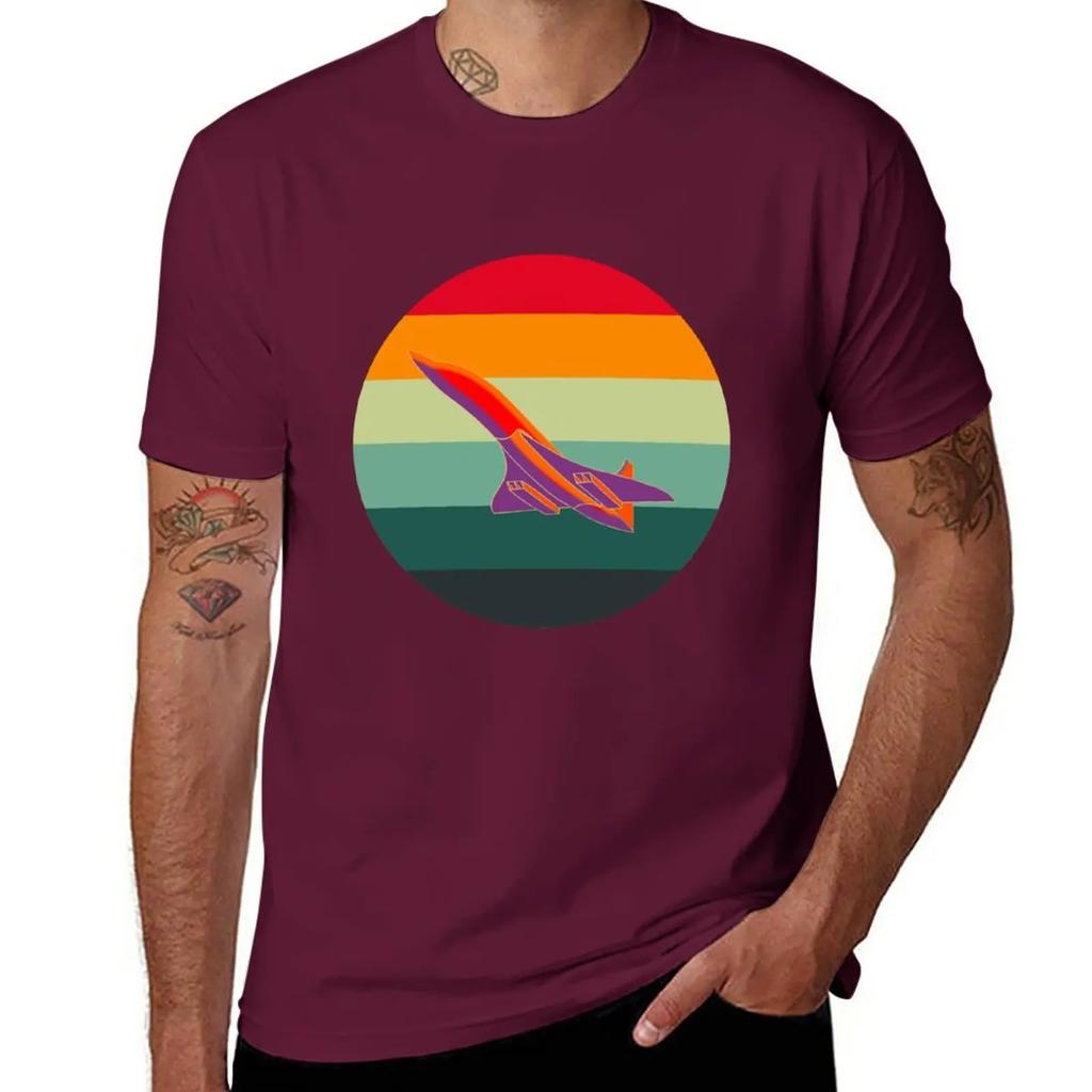 Concorde Vintage Plane Aviation 2020 T-Shirt anime clothes tees workout shirts for
