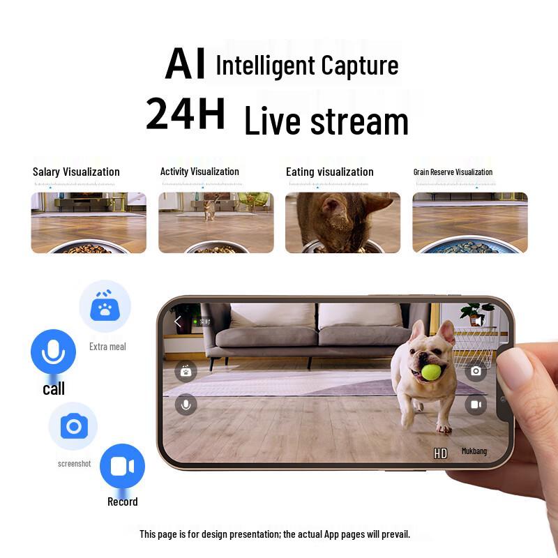 PETKIT AI Умная кормушка для домашних животных с видеомонитором