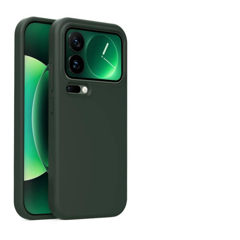 Магнитный чехол из жидкого силикона для Xiaomi 17ProMax: Прочный противоударный защитный чехол для женщин