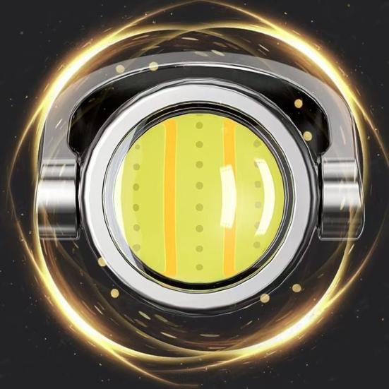 Мини-фонарик 5 режимов освещения Двойной источник света Водонепроницаемый перезаряжаемый брелок-фонарик Кемпинговый светодиодный фонарик