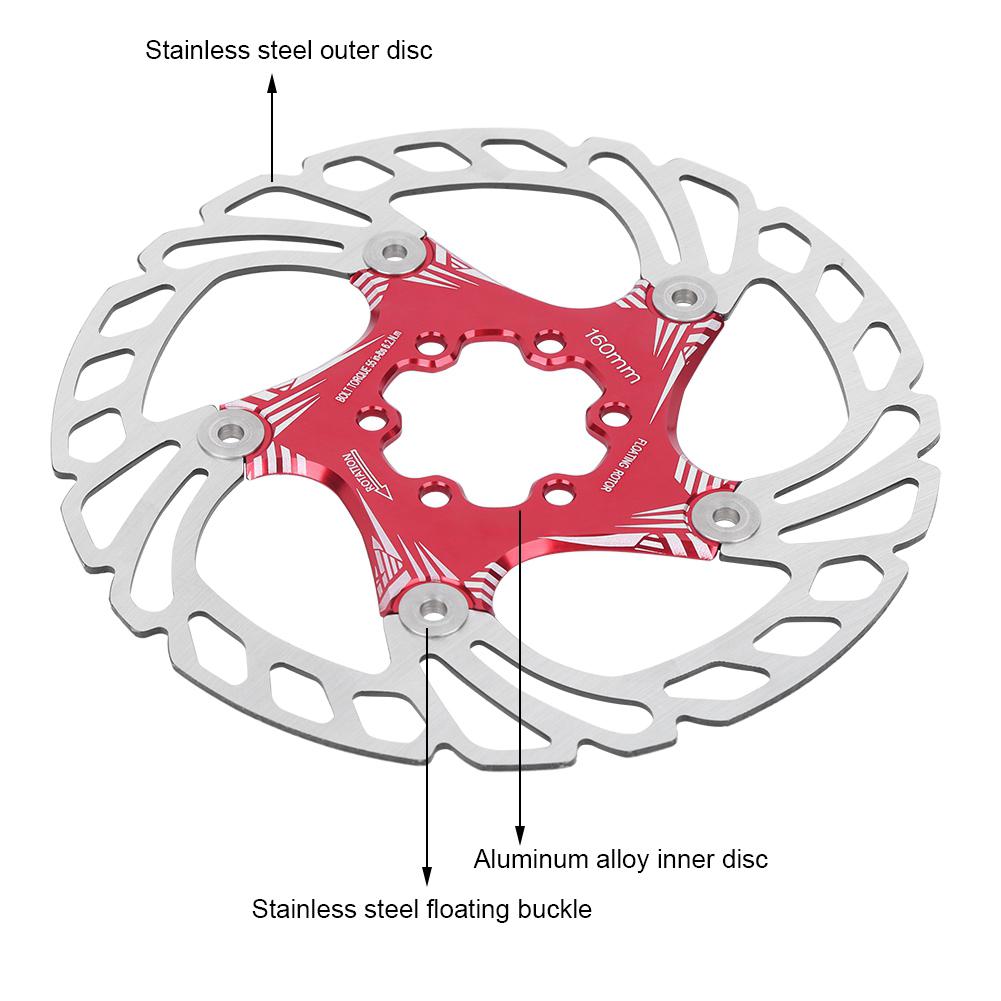 Quality Metal Mountain Bike   160mm Five Nail Disc Brake   Brake Pad Disk