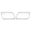 One Pair Transparent Plastic Headlight Headlamp Cover Replacement