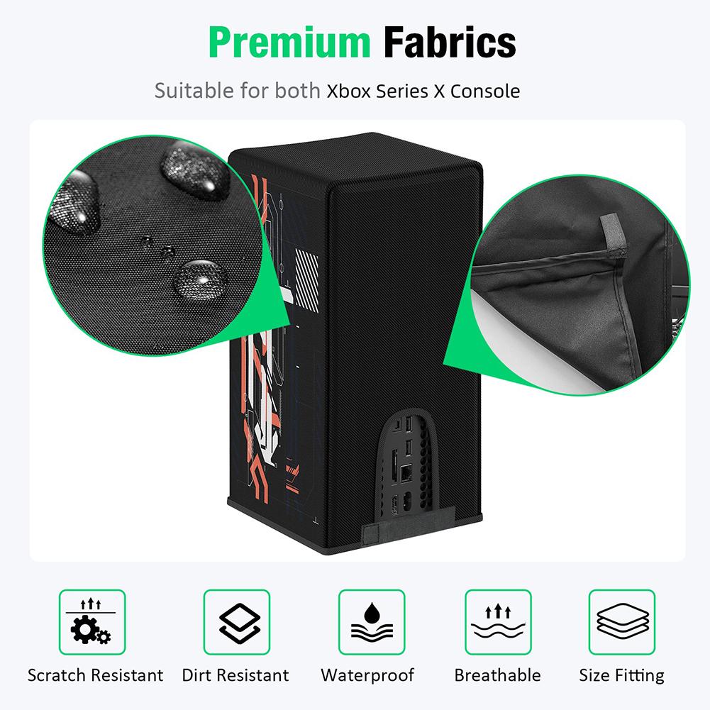Съемный пылезащитный чехол-защита из водонепроницаемой ткани Оксфорд для игровой консоли Xbox Series X