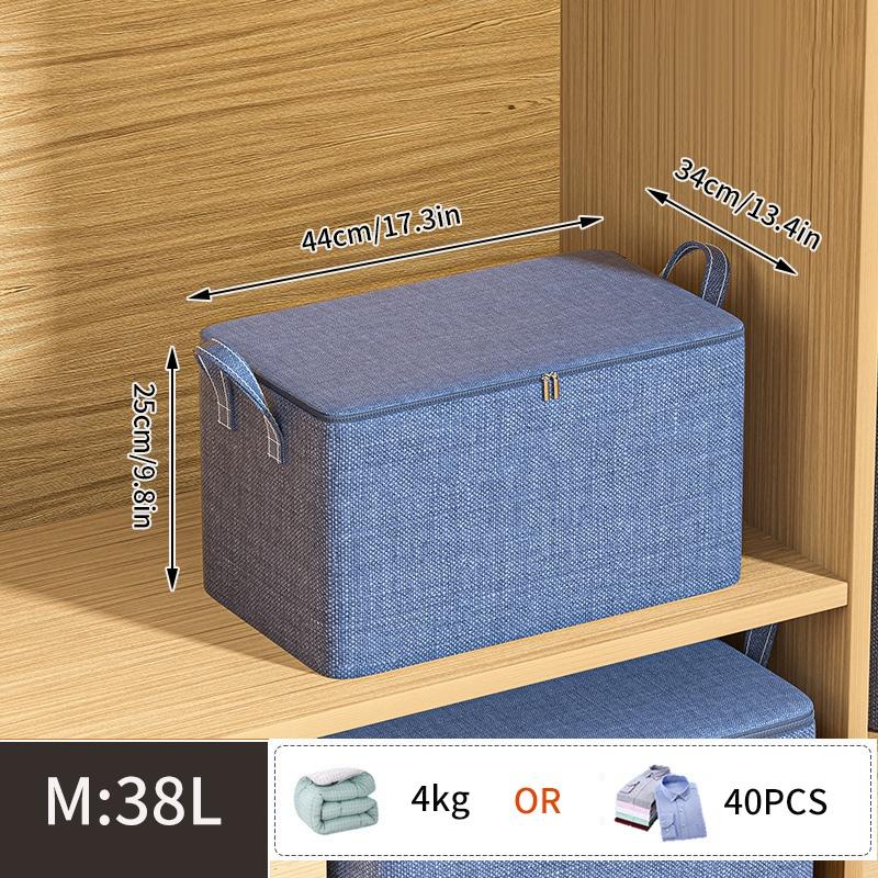 Складной органайзер для одежды, сумка для хранения одежды, вместительный органайзер для шкафа, контейнер для хранения, ящик для хранения с ручкой