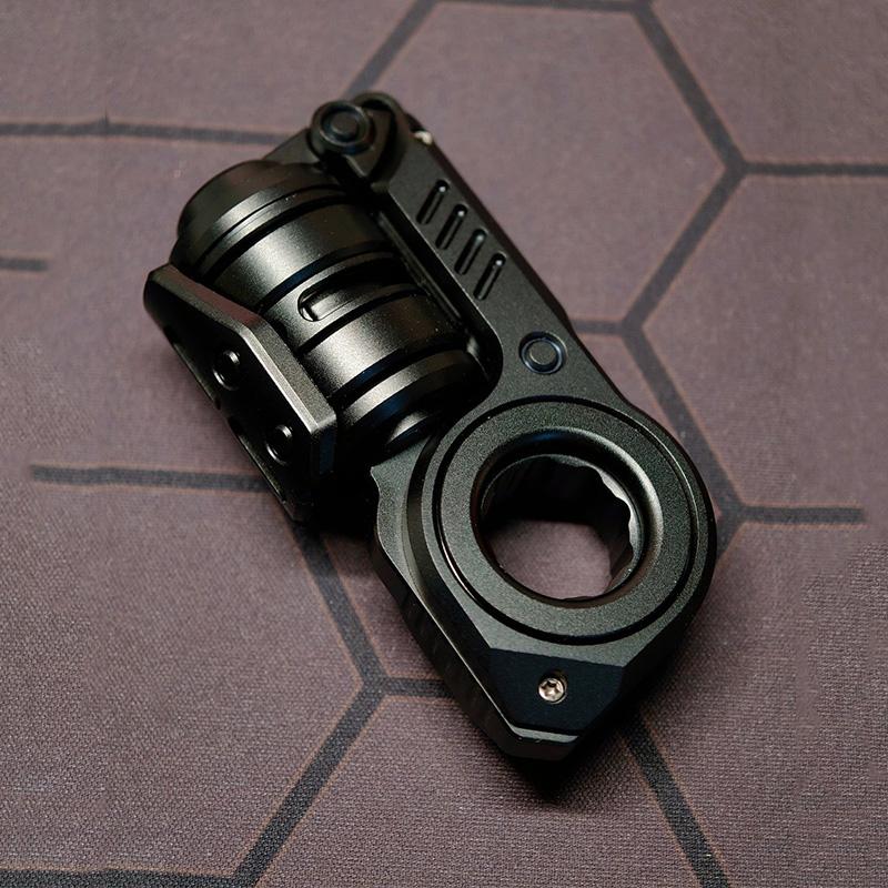 E Sinian Fidget Spinner Mechanical Ratchet Slider Push Egg Decompression Metal Fingertip Toy Fashion Adult Anxiety Relief Toys