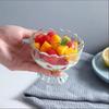 Functional Acrylic Clear Cup for Ice Cream Pudding and Yogurt Serving