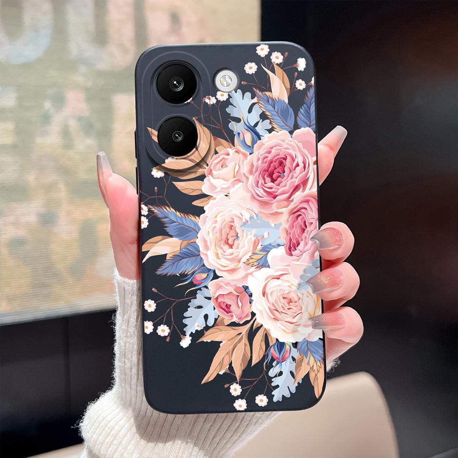 Чехлы Для Xiaomi Poco X8 Pro Max Маленькая Сова Роза Защита от Падения Модный Противоударный Бампер Для Xiaomi PocoX8ProMax Coque Funda