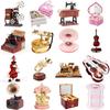 Creative Retro Gramophone & Sewing Machine Music Box Ornament - Wine Cabinet Decor & Gift