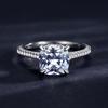 Tancise Classic стерлингового серебра 925 пробы кольцо с цирконом женские ювелирные изделия свадебное обещание вечерние подарок