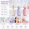 Skin Care Handheld Humidifier USB Rechargeable Oil Diffuser Moisturizing Mist Sprayer  Facial Use