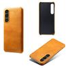 For Sony Xperia 1 VII Case Calf Texture PU Leather Hard PC Protective Phone Cover