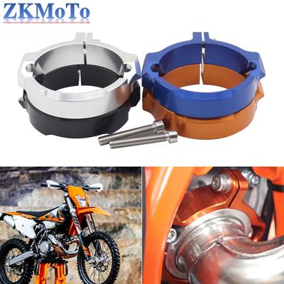 Защитная накладка на фланец выхлопной трубы глушителя Для KTM EXC XC SX XCW TPI Six Days 250 300 2017-2022 2023 Husqvarna TE TC TX GasGas