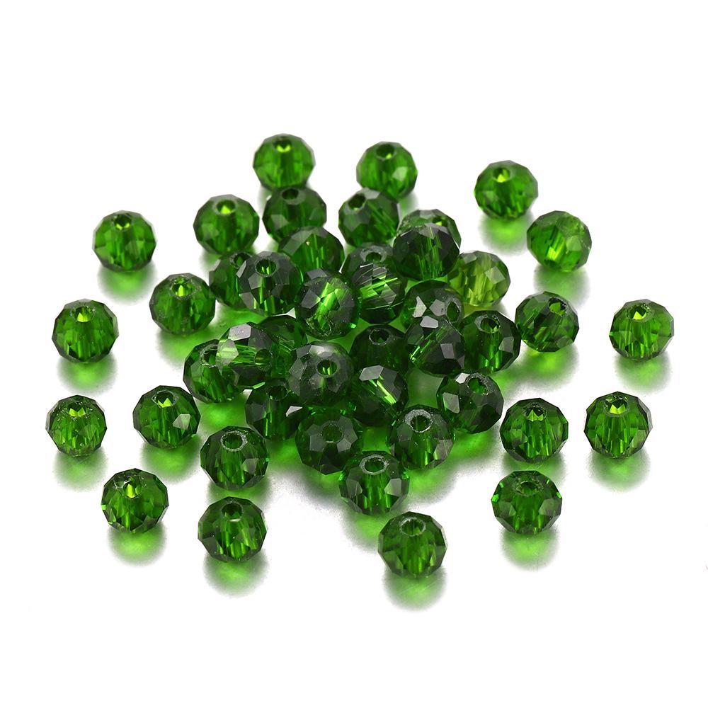 Набор для самостоятельного изготовления ювелирных изделий: Прозрачные стеклянные бусины 3-8 мм, рис, бриллианты, огранка кристаллов, в форме фонарика, разделительные бусины - идеально подходят для изготовления аксессуаров