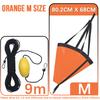 18-53'' Sea Drogue Anchor Float Marine Kayak Drift Rowing Boat Fishing Brake Lifeboat Anchor Yacht Traction Rope Buoy Ball
