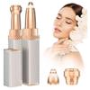 2 In1 Electric Facial Epilator Hair Removal Shaving Machine Face Depilator Eyebrow Trimmer Bikini Painless Shaver Remover for Women
