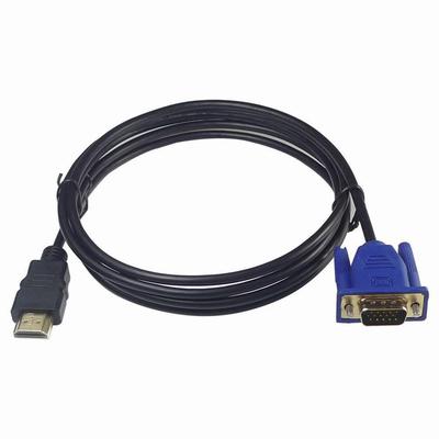 Кабель HDMI 1,8 м HDMI-VGA 1080P HD с аудиокабелем-адаптером Кабель HDMI-VGA