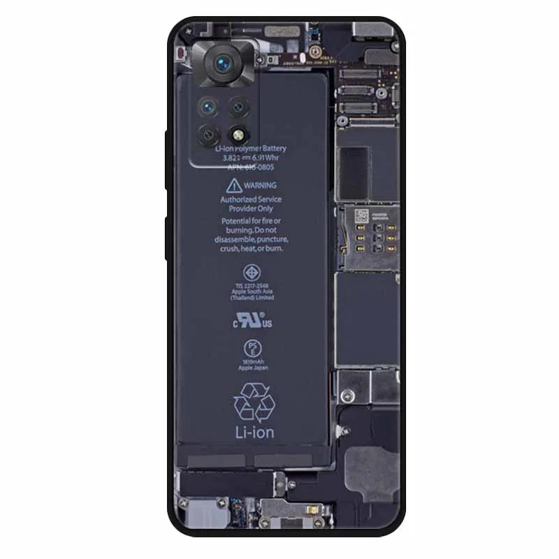 Чехол For Xiaomi Redmi Note 11 Pro 5G Чехол Крутой Космос Мягкий Силикон ТПУ Чехлы Для Xiaomi Redmi Note 11Pro 5G Волк Защитный Корпус