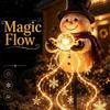 Easy Setup Snowman Magic Fountain Garden Light Christmas Garden Stake Light  Christmas Decor