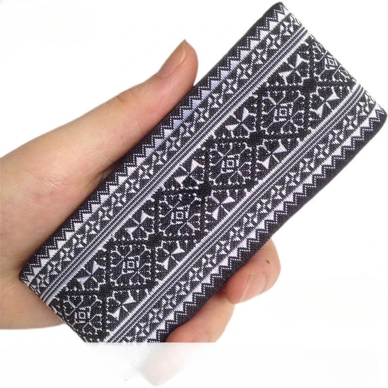 5cm Width 7Yard Vintage Ethnic Embroidery Style Ribbon DIY Clothes Bag Accessories Embroidered Applique Sewing Craft Fabric