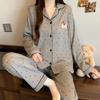 Snoopy cartoon hot pattern summer milk silk long sleeves trousers comfortable warm loungewear