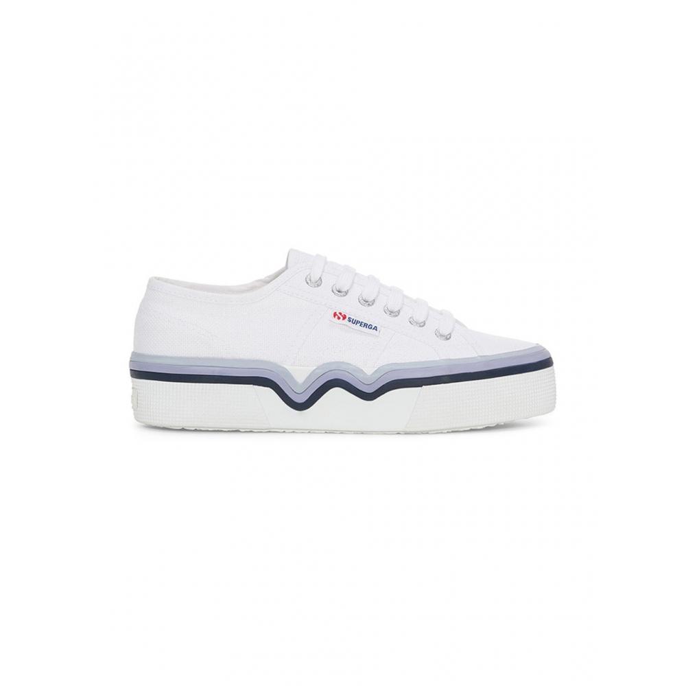 Superga S4128swatq Superga 2740 Liquophy Strips White