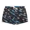 UMBRO Men's Boardshorts with White Waistband and Red Graphic Patterns