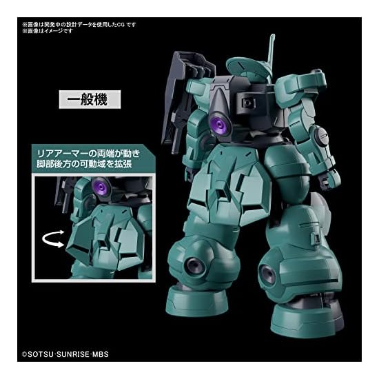Мобильный костюм HG Гандам: Ведьма из Меркурия Диланза (Общий/Специальный для Лауды) Цветовая кодировка масштаба 1/144