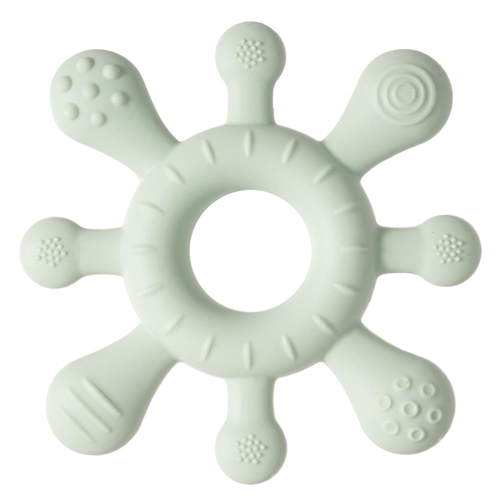 Color Kids 1PCS Baby Silicone Toys Cartoon Teething Toys Toddler Chewing Toy Training Molar Sensory Toys Newborn Accessories