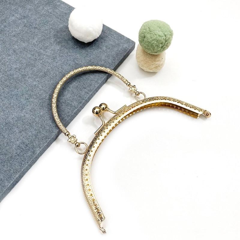 Рамка для кошелька Сделай сам Ремесло Полукруглый Замок-защелка Clasp Coin Bag Полукруглая Арочная Форма Рамка для клатча Сумка для кошелька Изготовление кошельков