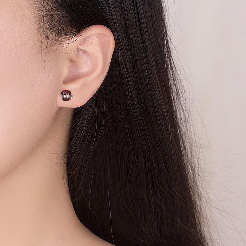 Женские серьги с четырехлистным клевером — простые, стильные, корейские модные, мини-украшения для девочек