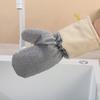2 Pairs Extended Silver Wire Gloves Thickened Waterproof Cleaning Gloves Wear-resistant Oil Removal Dish Washing Gloves