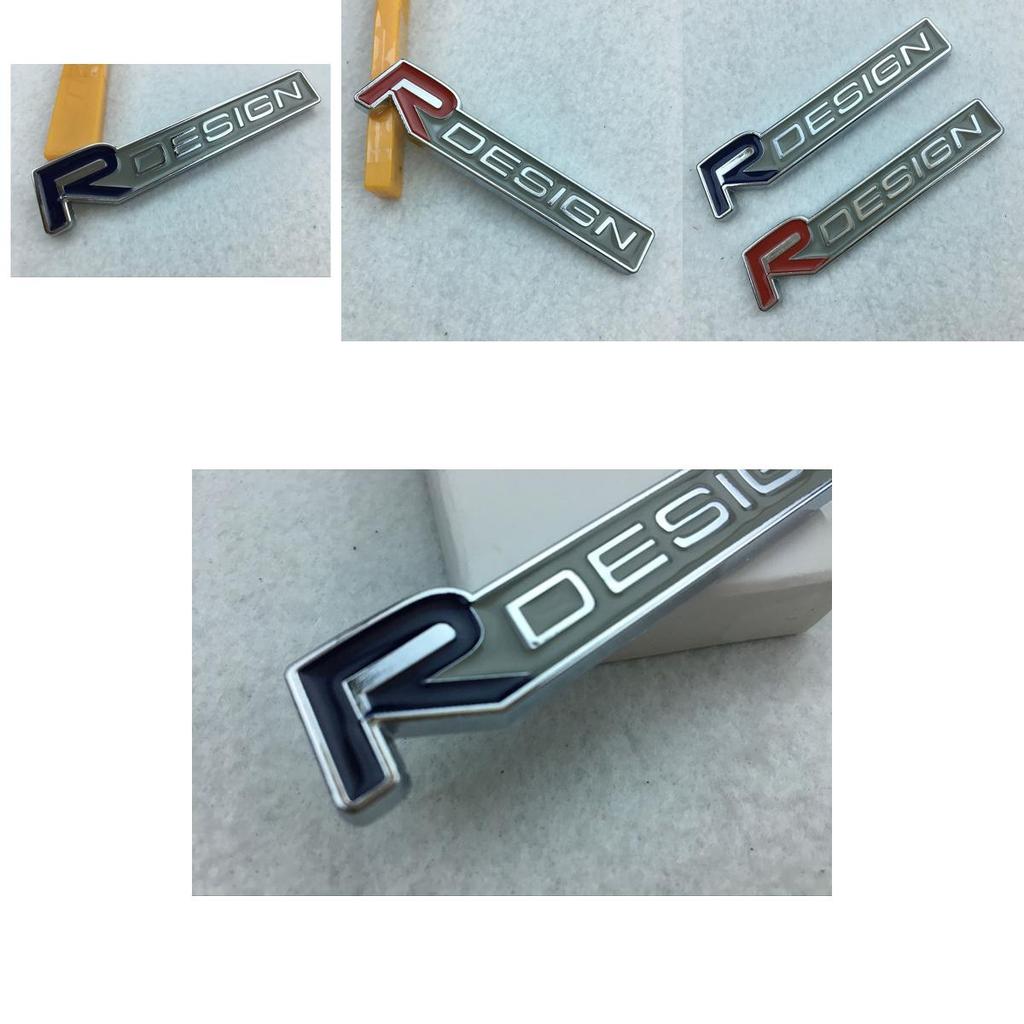 Премиальный 3D Металлический R Design Эмблема-значок с буквой R Наклейка на автомобиль для Volvo Xc60 X