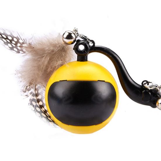 Интерактивная игрушка для кошек, перезаряжаемая автоматическая игрушка для кошек, мяч с дистанционным управлением, активируемый движением, самокатящийся мяч для домашних кошек