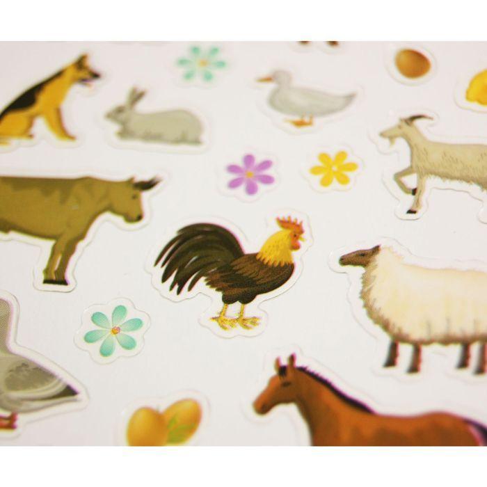 Autocollants - Animaux de la Ferme - 1,8 cm