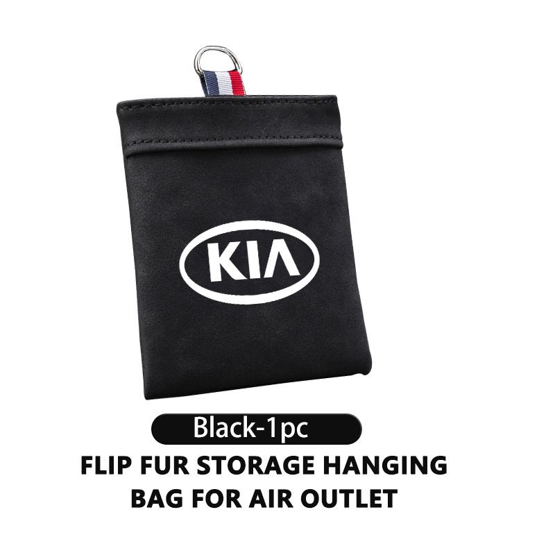 Car Air Vent Sunglass Phone Coin Key ID Card Storage Bag For KIA Ceed Sportage Rio K5 K2 Optima Cerato Proceed Venga NI5