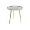Side Table - DKD Home Decor - Thyann - Black Natural - MDF - Colonial - 40x40x41 Cm