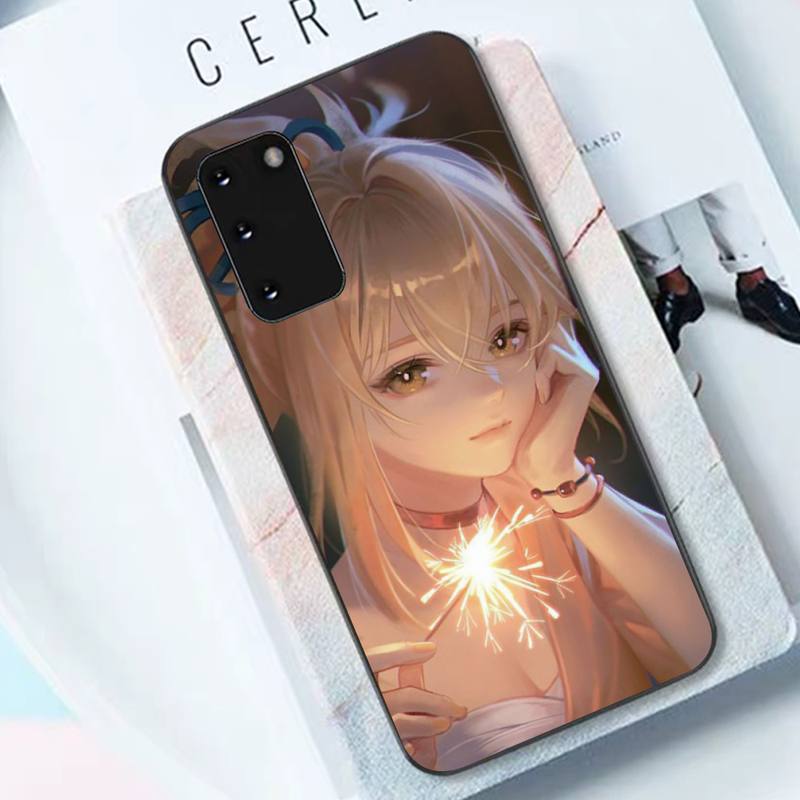 Чехол для телефона с изображением аниме Genshin Impact Yoimiya для Samsung S10 21 20 9 8 plus lite S20 Ultra 7edge