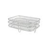 Leeseph Air Fryer Rack, Stainless Steel Air Fryer Universal Accessories, 3 Stackable Grill Dehydrator Racks, Fits Air Fryer Oven