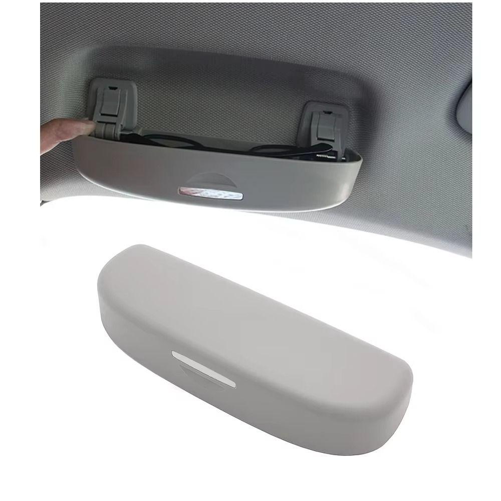 Practical Sunglasses Holder Plastic Spectacles Box Universal Car Glasses Case Auto
