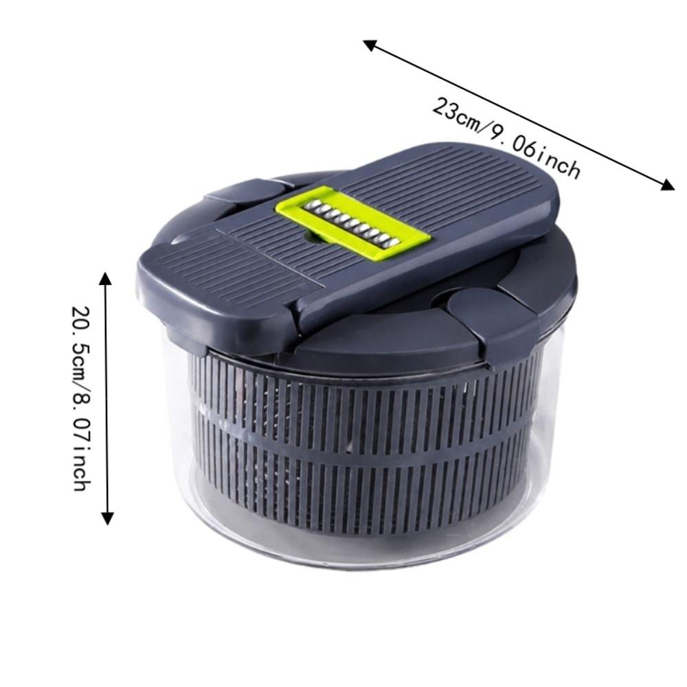 2 in 1 Multi-functional Vegetable Dehydrator Set Manual Salad Spinner Vegetable Shredder Home
