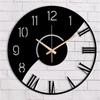 Metal Analog Wall Clock for Living Room, Bedroom, Office, Kitchen, Home and Hall (Size 40CM)