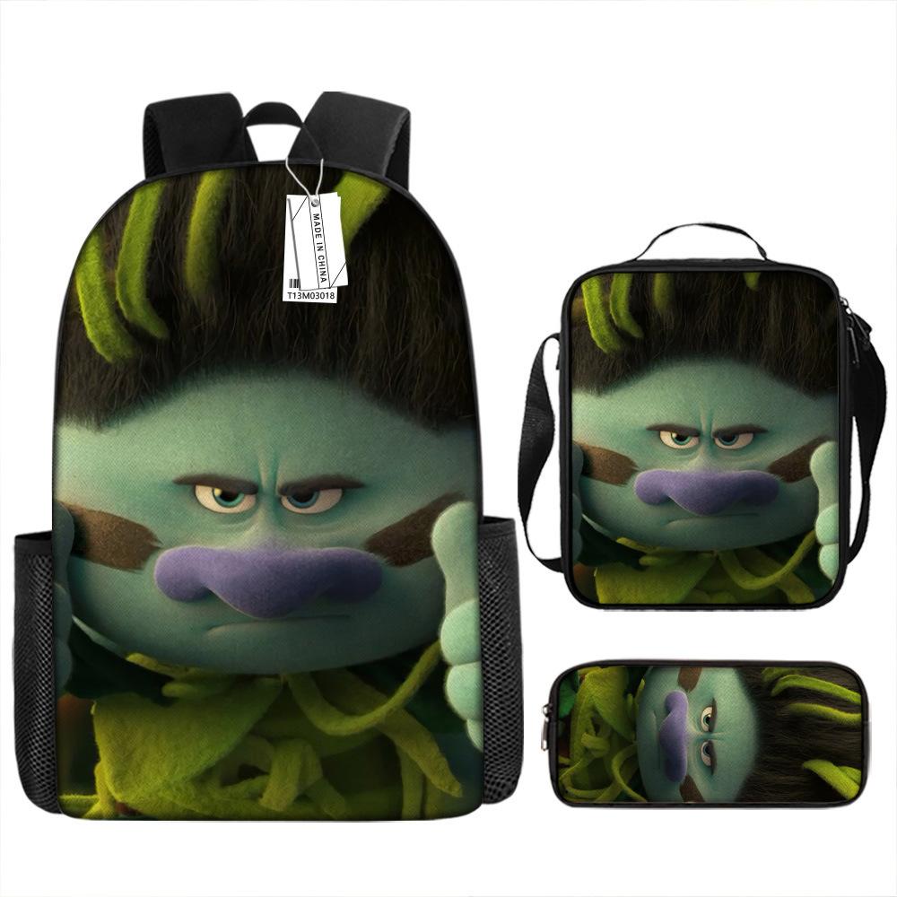 Magic Hair Elf School Bag Trolls Trolls, Ugly Baby Backpack Student School Bag Outdoor Cartoon Children'S Backpack