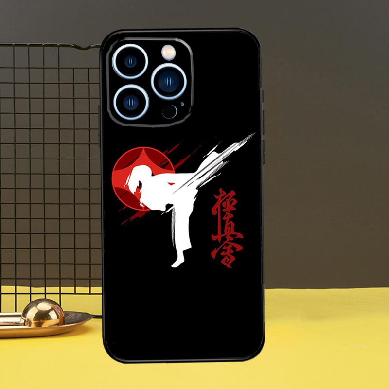 Oyama Kyokushin Karate Phone Cover For iPhone 12 13 Mini 11 14 Pro Max X XS XR Max 7 8 Plus SE Soft Case Fundas
